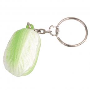 PU Cabbage Keychain Stress Ball 