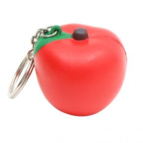 PU Apple Keychain Stress Ball