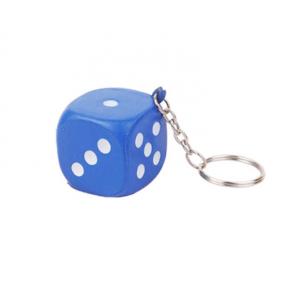 PU Dice Keychain Stress Ball