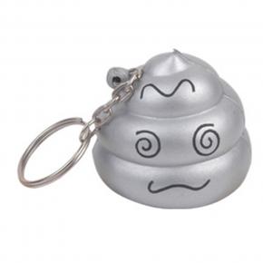 PU Poo Keychain Stress Ball