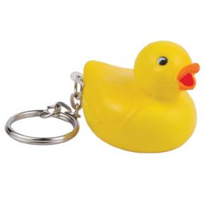 PU Duck Keychain Stress Ball