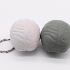 PU Brain Keychain Stress Ball